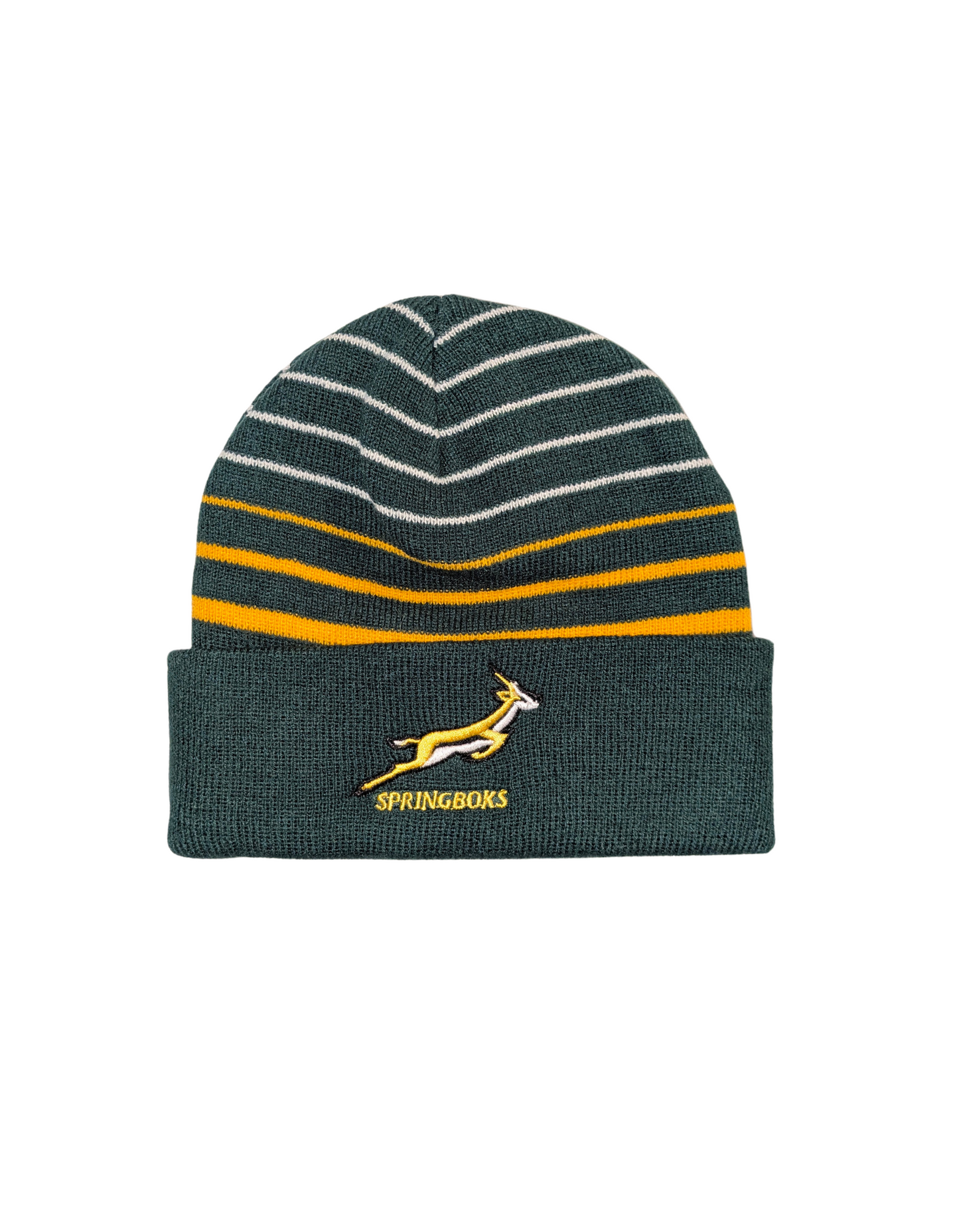 Springboks Striped Beanie