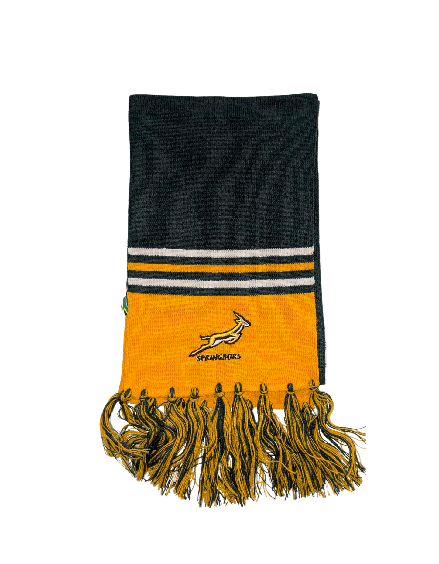 Springbok Green and Gold Scarf