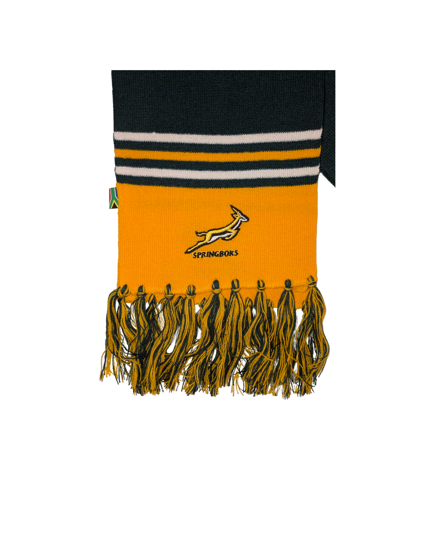 Springbok Green and Gold Scarf
